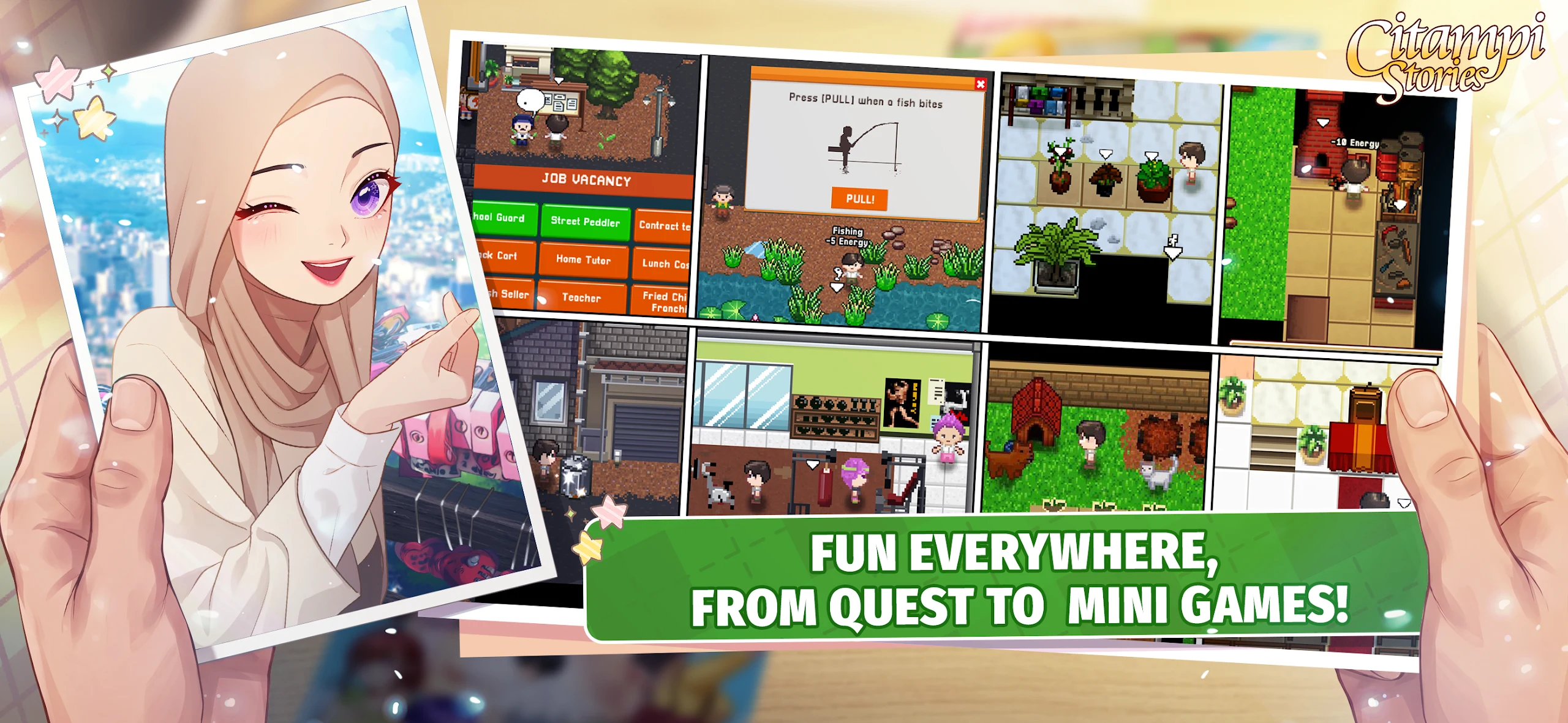 Citampi Stories: RPG 爱生活 截图 3