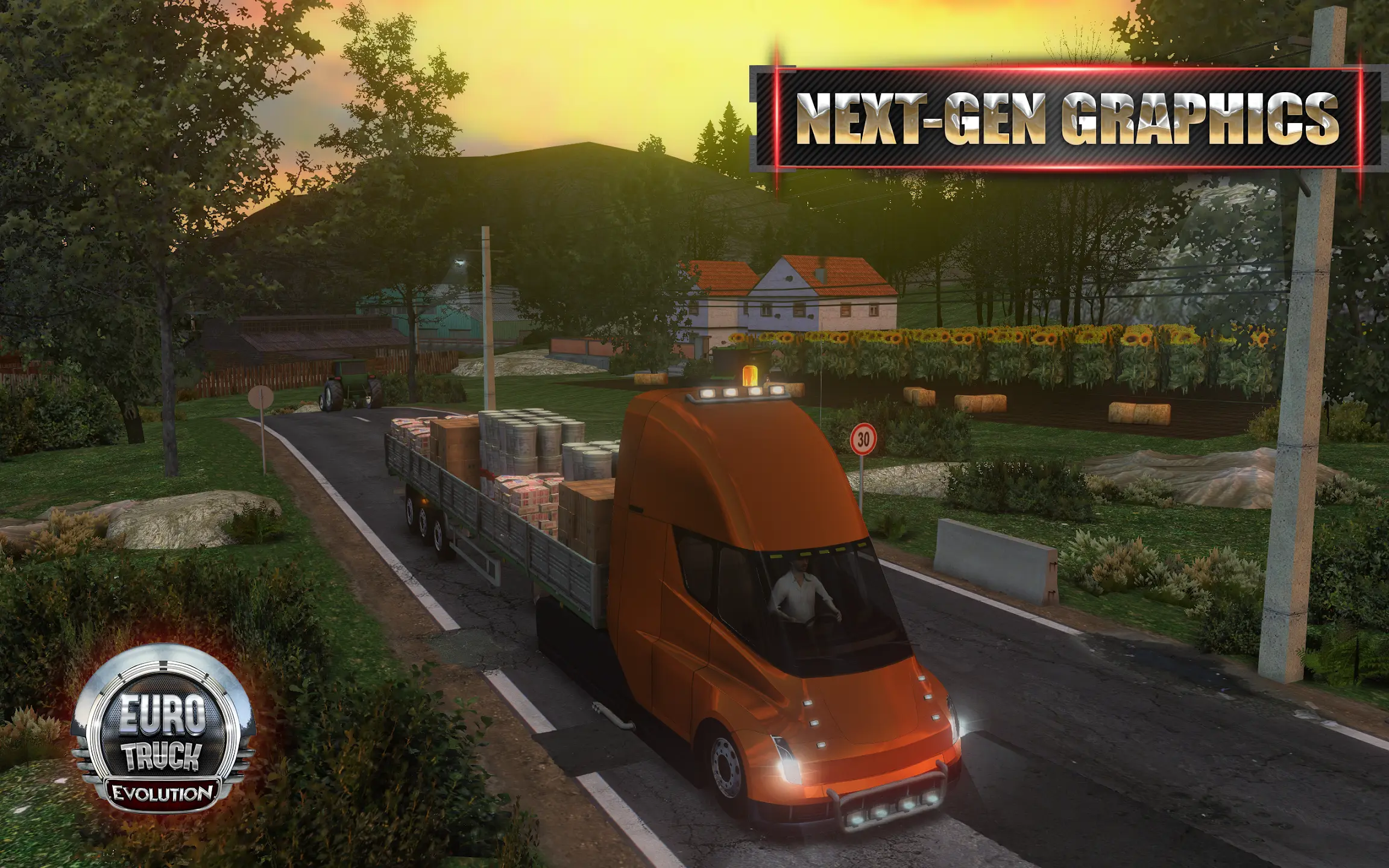 European Truck Simulator 截图 1
