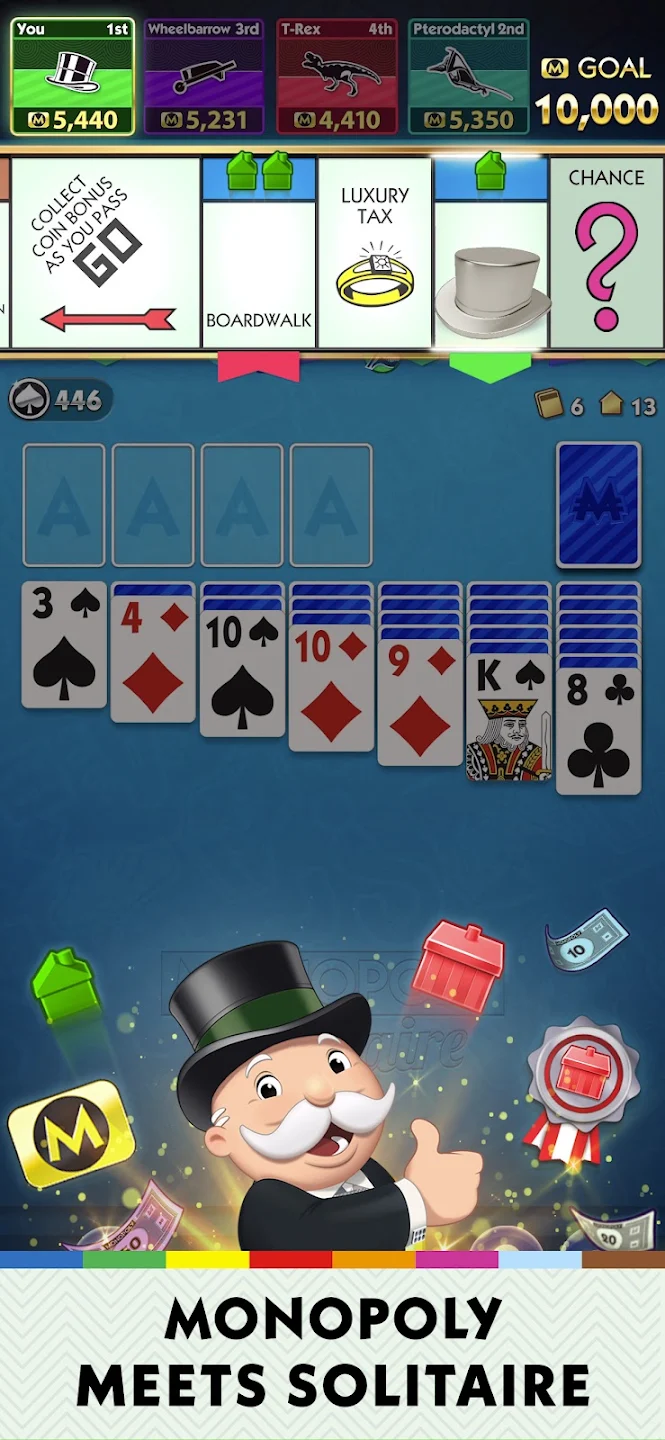 MONOPOLY Solitaire: Card Games 截图 1