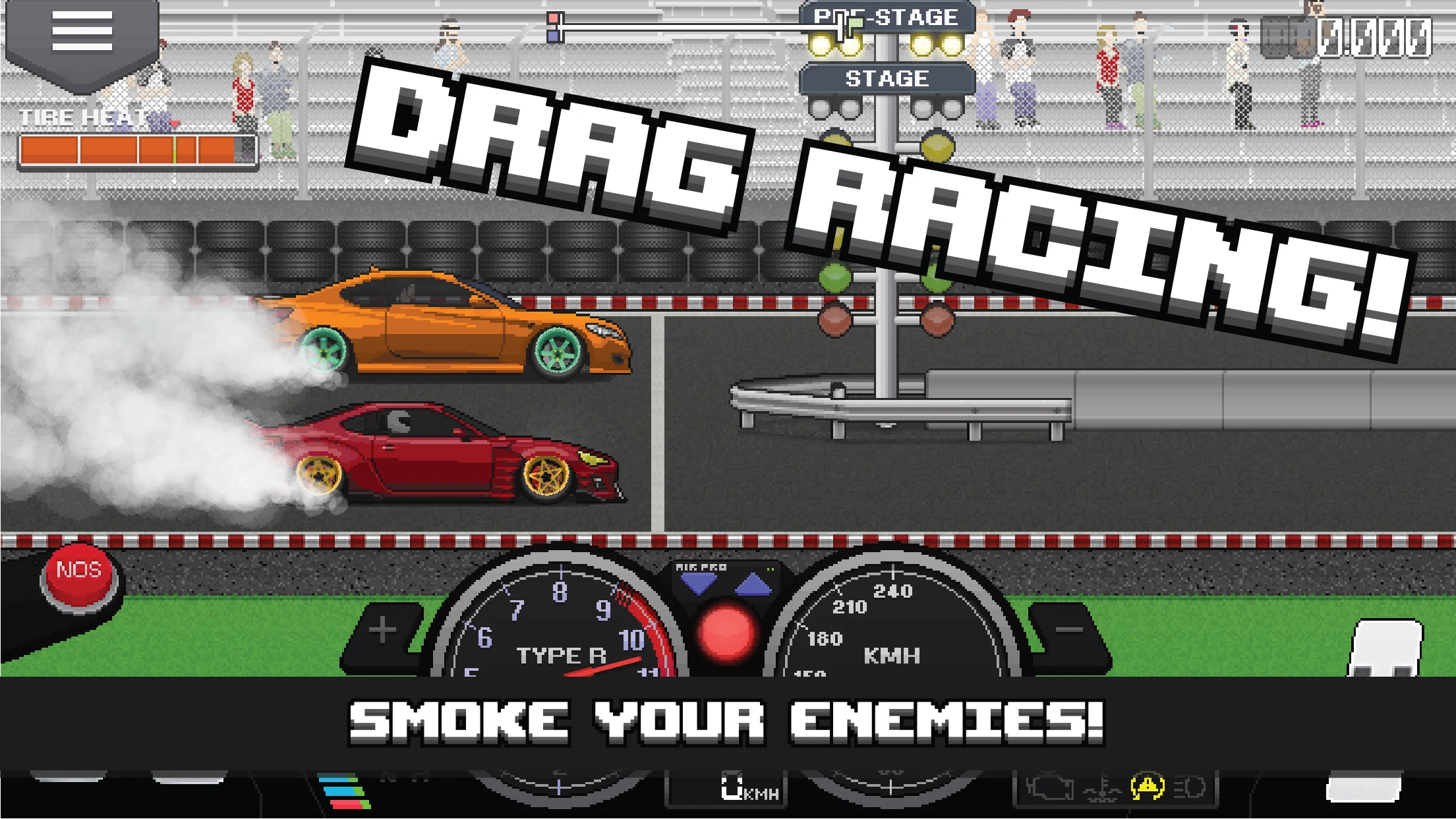 Pixel Car Racer 截图 1