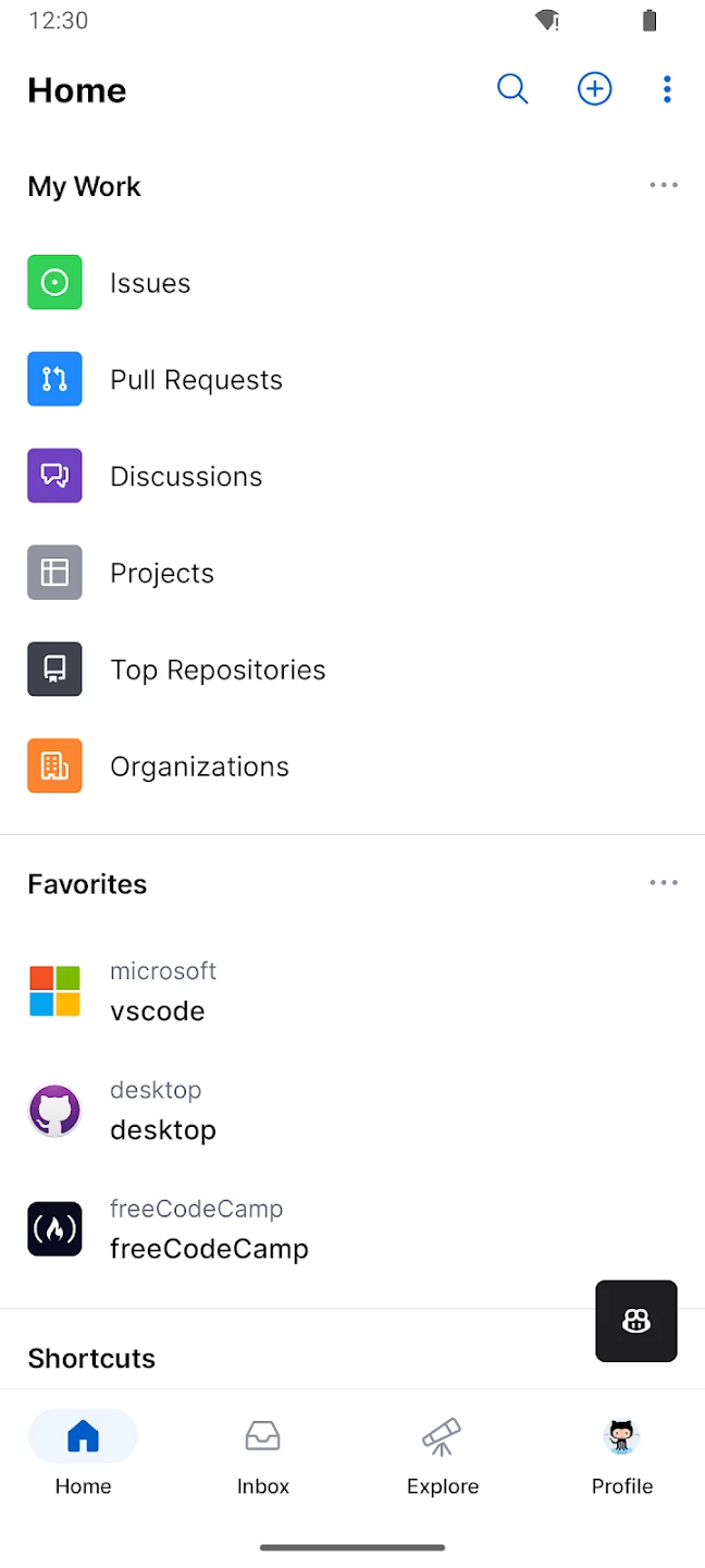 GitHub 截图 1