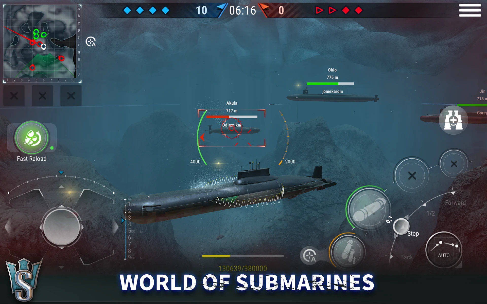 WORLD of SUBMARINES: Navy PvP 截图 11