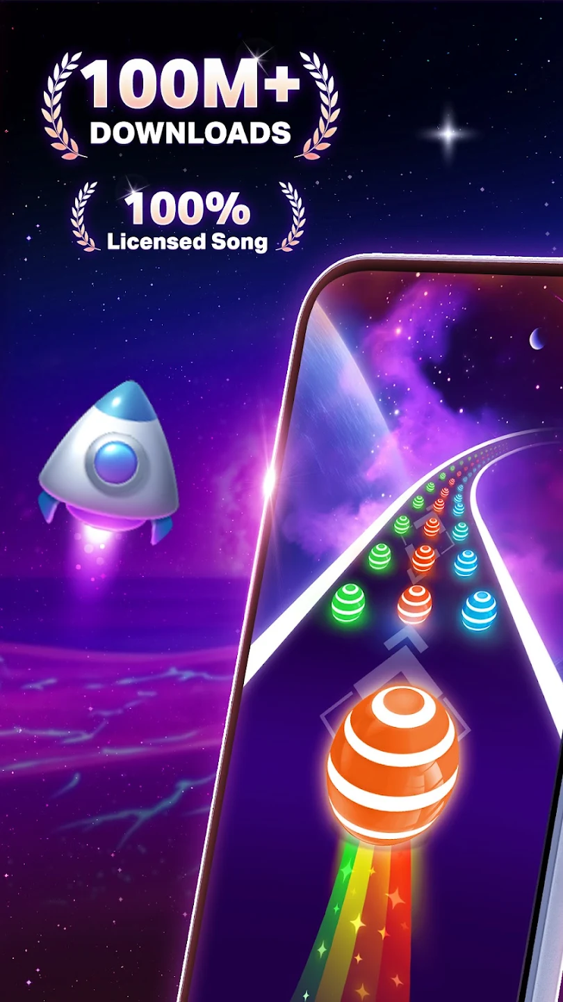炫彩公路: 彩球跑! 截图 1