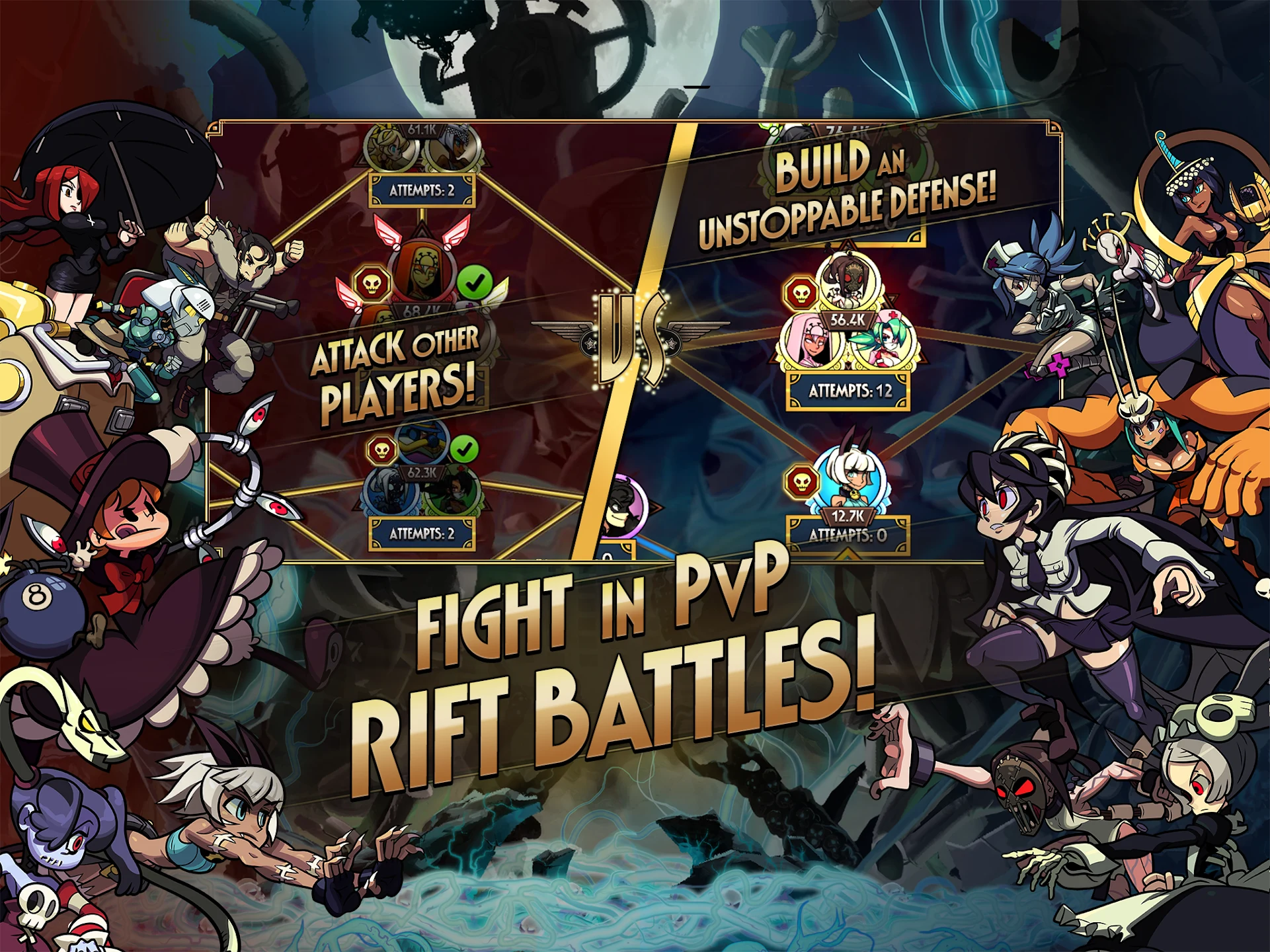Skullgirls：格斗RPG 截图 10