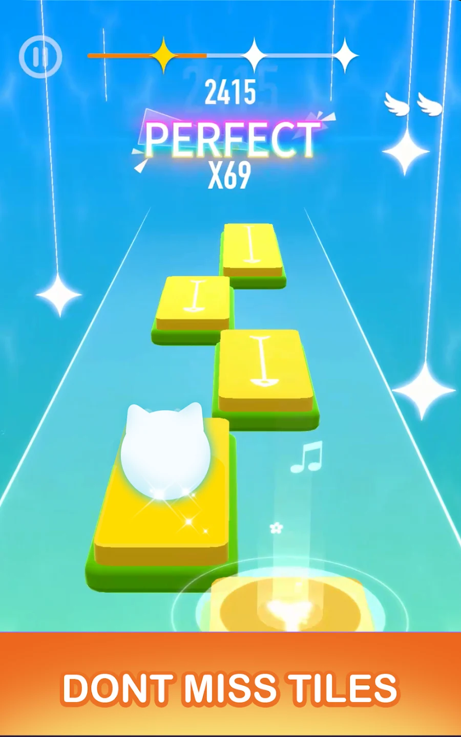 Dancing Cats: 猫咪梦幻钢琴块音乐游戏 截图 12